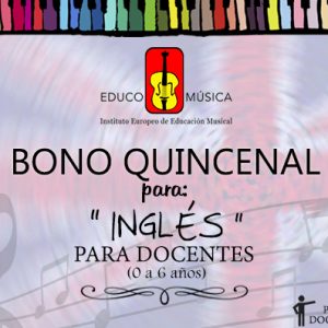 Bono quincenal ~ Inglés online para docentes