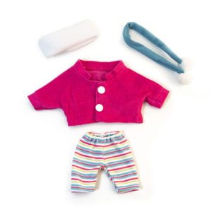 Conjunto frío chaqueta para tu muñeco(21 cm)