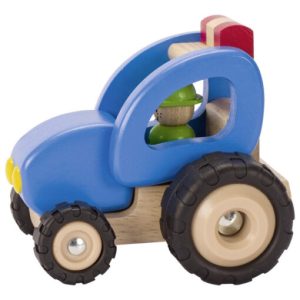 Tractor de madera