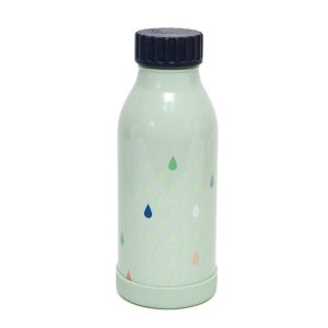 Botella de acero colorida