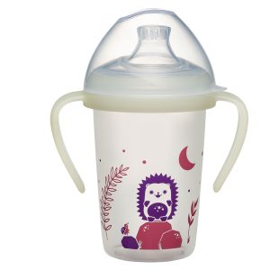 Taza de entretenimiento día y noche con asas de fácil agarre