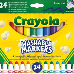 Set 24 Rotuladores Lavables Maxi Punta