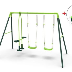 Columpio triple Masgames Gingo con asiento bebé