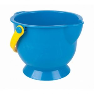Cubo de playa colorido