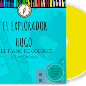 El explorador Hugo y el piano de colores