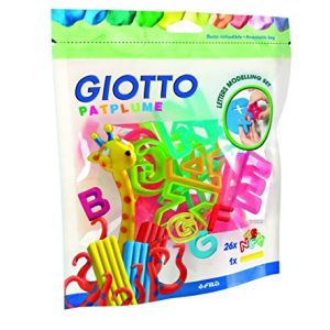 Moldes de letras Giotto para plastilina