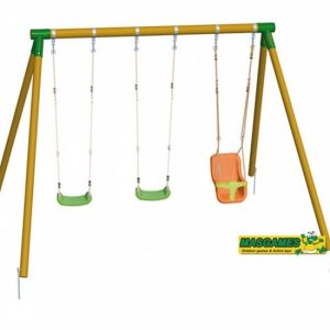 Columpio Masgames Etna Triple con asiento bebé