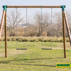 Columpio Masgames Fuji Adultos con asientos con cadenas