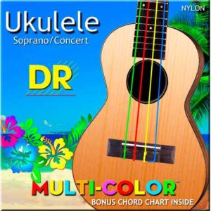 Juego completo de cuerdas para ukelele soprano o concierto