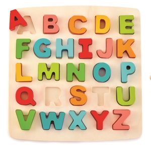 Puzzle encajable alfabeto mayúsculas