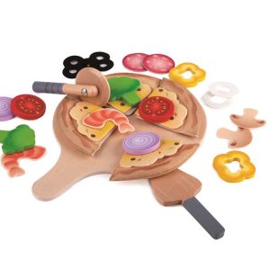 Set de pizza con ingredientes