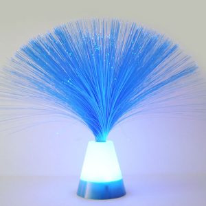 Pack de 4 lámparas luminosas de fibra óptica