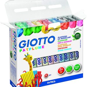 Plastilina Giotto 350 g, surtido de 12