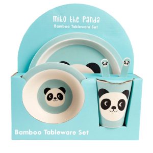 Set Vajilla Bambú